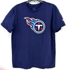 Nike Tennessee Titans NFL Football Short Sleeve T Shirt Mens Size Medium Blue